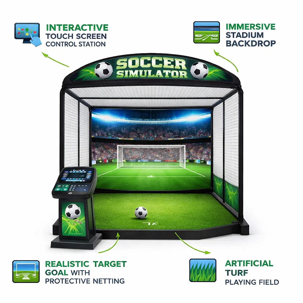 StrikerZone ProVision Immersive Soccer Simulator